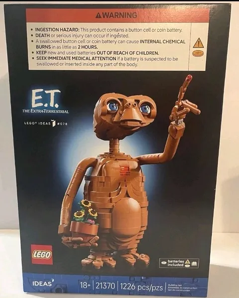 LEGO IDEAS 078  E.T. the Extra Terrestrial 21370 IN HAND SHIP NOW WORLDWIDE 