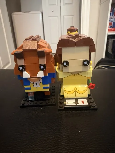 LEGO BrickHeadz - 41595 Belle  + Beast 41596