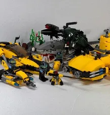 LEGO Aqua Raiders Set 7770 Deep Sea Treasure Hunter 7773 Tiger Shark 7774
