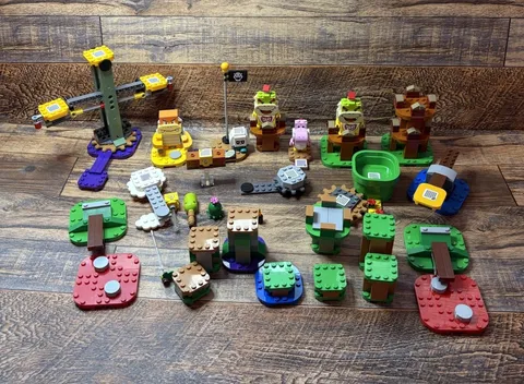 LEGO Luigi Starter Set 71387 Mario Set 71360  Lot Incomplete No Mario Or Luigi