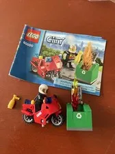 LEGO 60000 CITY - Fire Motorcycle 100% complete