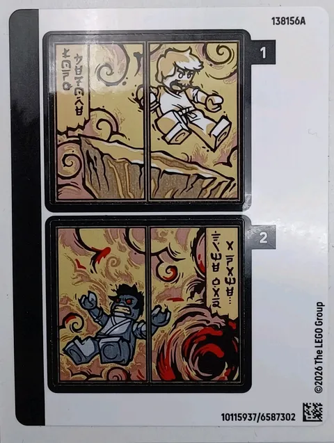 US🇺🇲 - LEGO Ninjago 2 Stickers #10115937