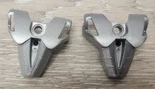 Lego 43558 Pearl Light Gray Silver Bionicle Chest Armor Toa Nuva Piece Lot Of 2
