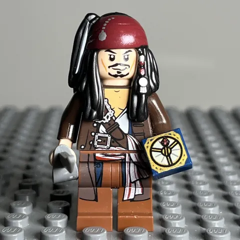 LEGO Jack Sparrow Minifigure Pirates of the Caribbean POC034 - 2P1