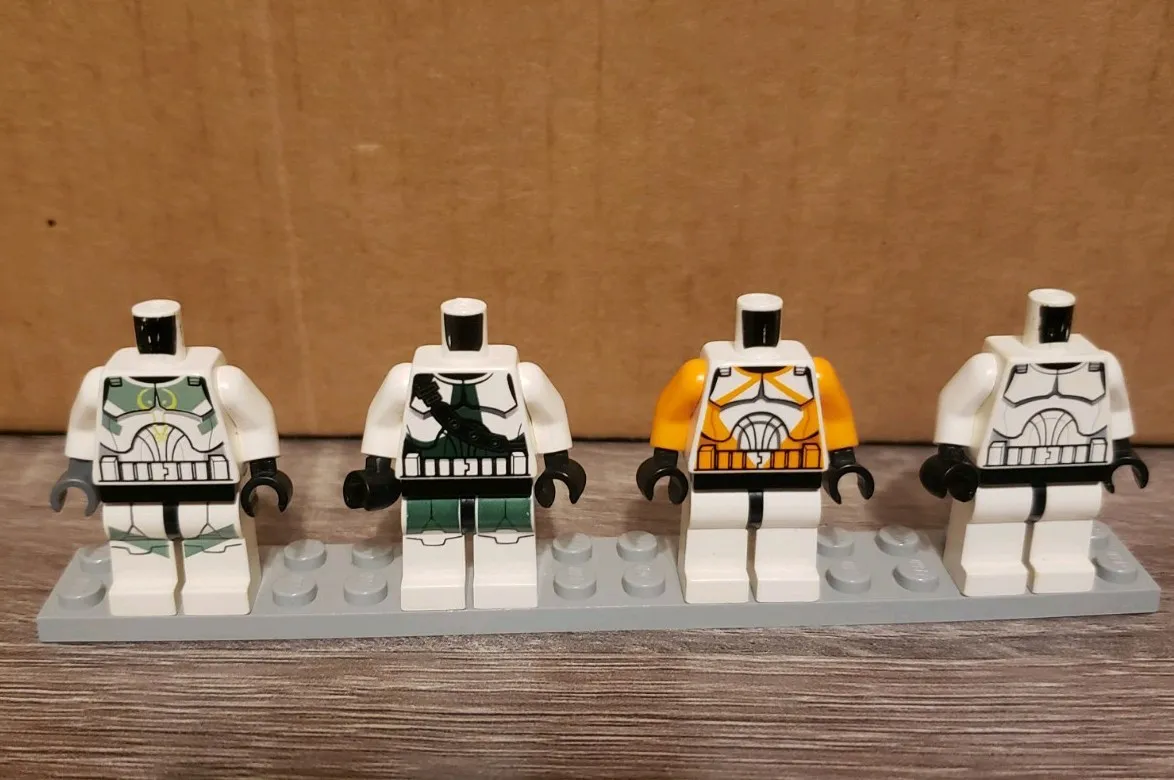 LEGO Minifigure Parts Bulk Lot Clone Trooper Legs Torsos 
