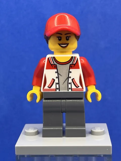 Kiosk Attendant cty0941 - LEGO CITY Used Minifigure