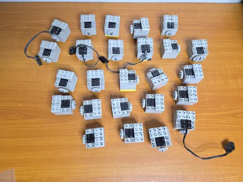 LEGO Lot of 25 Light Gray 9V Mini Motor 71427-002 & 43362 All Tested Good