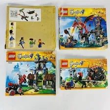 Lot of 4 Instruction Manuals Retired Lego Castle Pirate 70403 70412 70401 70402