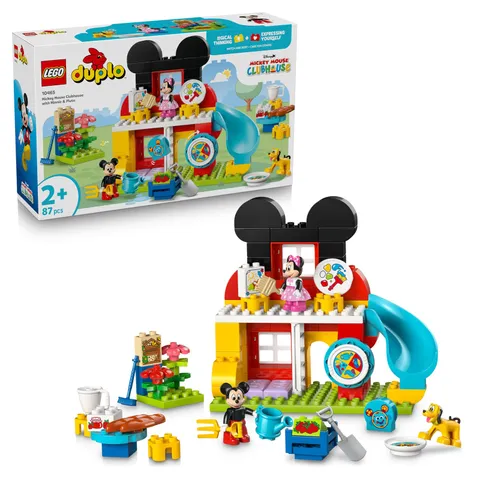 LEGO DUPLO Disney Mickey Mouse Clubhouse with Minnie & Pluto - Educational Fine