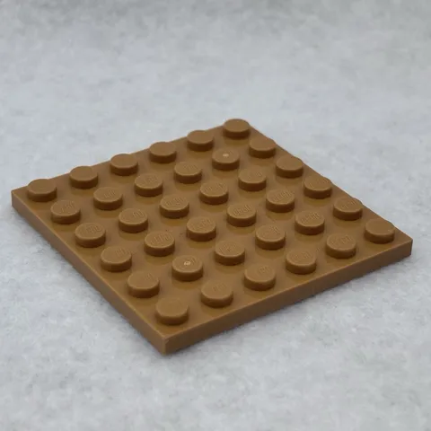 LEGO 3958 Medium Nougat Plate 6 x 6 (x1)