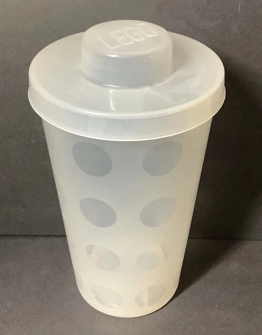 New LEGO Pick A Brick Cup Storage Plastic Container w/ Lid  *Discontinued*