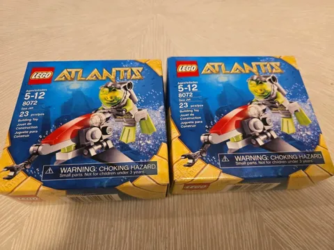 (2) LEGO 8072, Atlantis Sea Jet , New and Factory Sealed Box Set