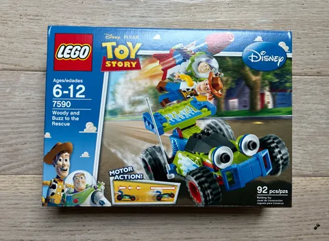 BRAND NEW Disney Pixar LEGO Toy Story Woody and Buzz to the Rescue 7590 Retired