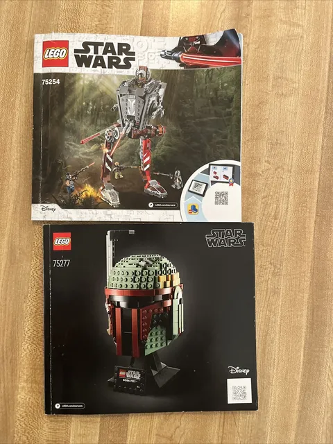 Lego Star Wars Instruction Manuals Lot Of 2 Books *NO LEGOS INCLUDED*