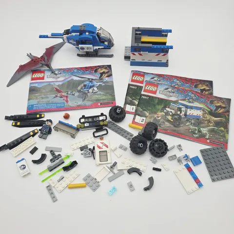 LEGO 75917, 75915 Jurassic World INCOMPLETE Sets - Parts & Minifigures - Truck 