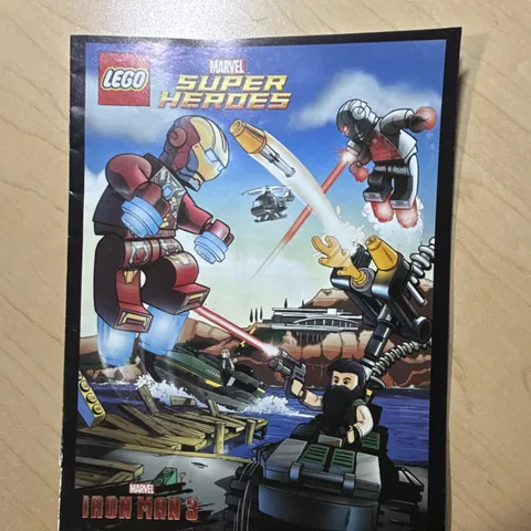 LEGO Marvel Super Heroes Iron Man 3 Illustrated Manual Booklet, Set 6819