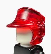 Official Lego Star Wars Unreleased Monochrome Prototype Trans Red Hoth Helmet