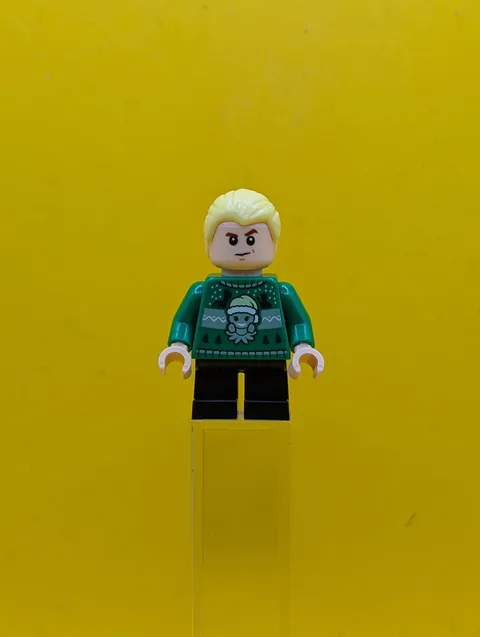 Draco Malfoy hp591 Holiday Sweater Harry Potter Holiday Lego Minifigure