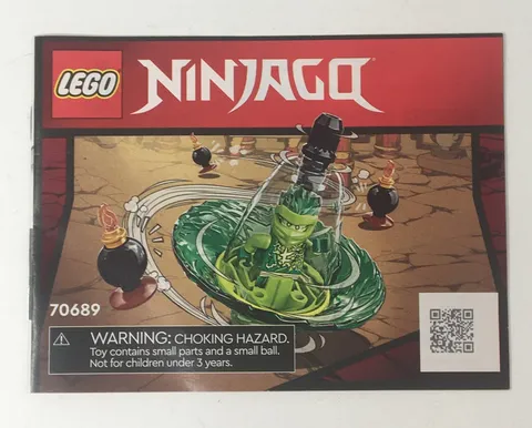 Lego 70689 Lloyd's Spinjitzu Ninja Trai Instruction Manual Book Only - No Bricks