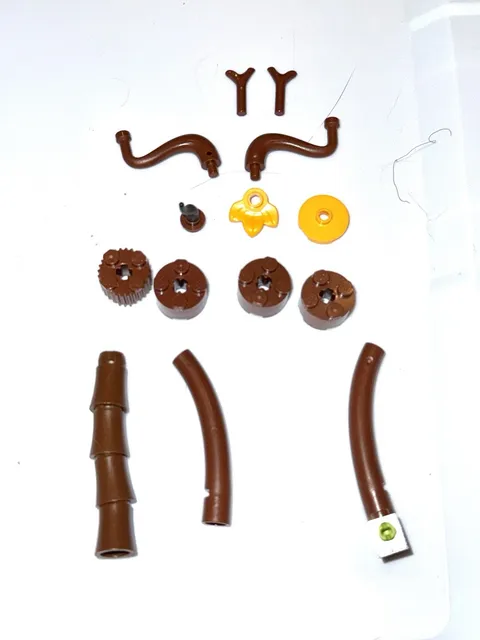 LEGO tree parts pieces vines plants twigs lot