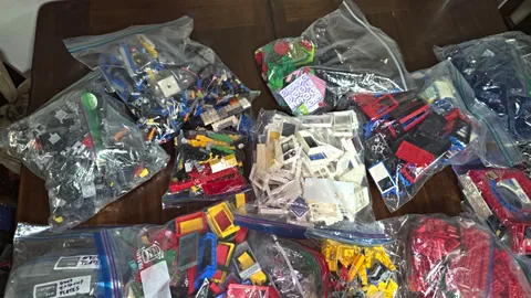 LEGO Bulk Lot Mixed Bricks Pieces & Parts Multicolor Plastic in Polybag
