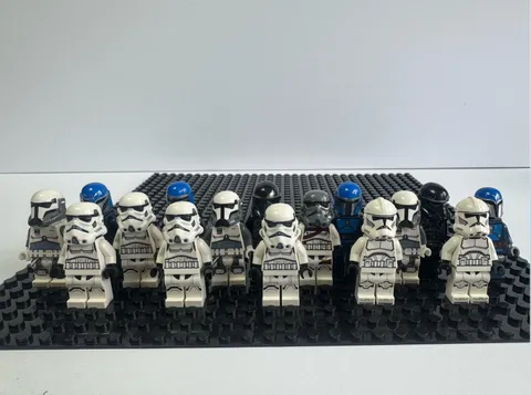 LEGO Star Wars Minifigure Lot of 18 Clone Troopers Mandalorian Imperial SW1319