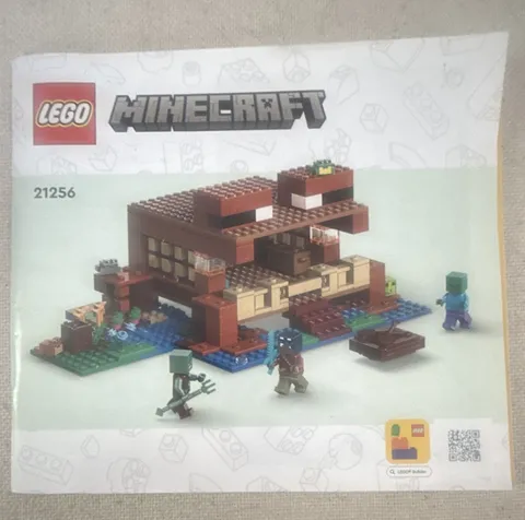 LEGO Minecraft 21256 The Frog House Instruction Booklet Multi Language