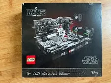 LEGO 75329 Death Star Trench Run Diorama, owned by an adult, display only