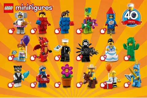 Lego Minifigure Series 18 Blind Bag 71021 Lot Of 16 Sealed Bags New Unchecked