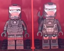 2 LEGO MINIFIGURES  -WAR MACHINE SUPER HEROES And A IRON MAN