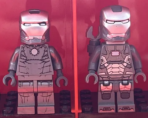2 LEGO MINIFIGURES  -WAR MACHINE SUPER HEROES And A IRON MAN