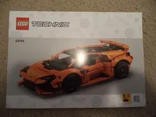 LEGO Technic Instruction Manual 42196 Lamborghini Huracán Tecnica Orange