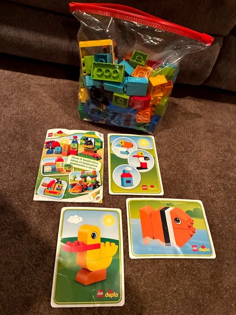 Lego Duplo All-in-One-Box-of-Fun Set 10572 - 64 piece - House Animal Wagon