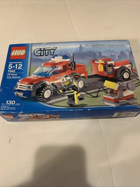 Sealed LEGO CITY: Off-Road Fire Rescue Shelf Wear (7942) Ef43