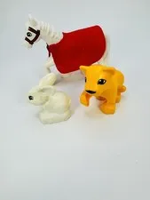 Lego Duplo Animal Lot Of 3 Horse Rabbit Lion Cub