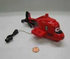 Lego Duplo RED FIRE & RESCUE HELICOPTER BLADE RANGER #10538 Disney