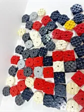 Lego Lot Of 75 Spinners / 4x4 / Cannon Base / Turn Table  - FREE SHIPPING