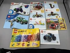 LEGO Manual Bundle 10781 10782 11201 60288 60402 31055 31159 Instructions