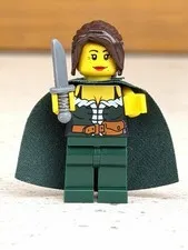 Lego Castle Minifigure Kingdoms Dark Green Chess Queen cas510