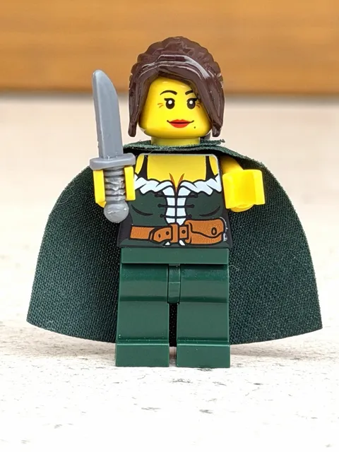 Lego Castle Minifigure Kingdoms Dark Green Chess Queen cas510