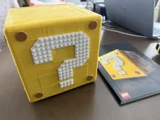 LEGO 71395 Question Mark Block Used Complete w/ Instructions No Box