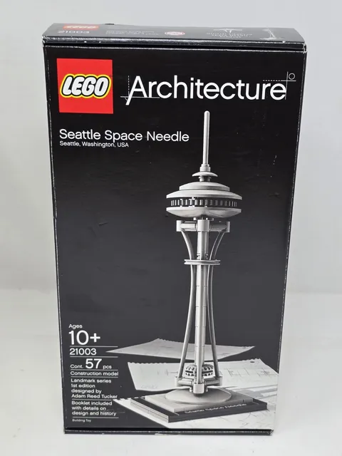 LEGO Architecture 21003 Seattle Space Needle 57 pcs Construction Model, Complete