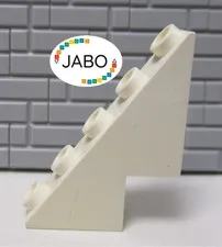 (C4/8/1) Lego 6044 Slope 53° 3x1 x 3 1/3 white 6982 6403 5847