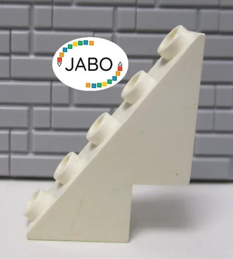 (C4/8/1) Lego 6044 Slope 53° 3x1 x 3 1/3 white 6982 6403 5847