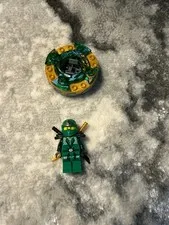 LEGO Ninjago Lloyd ZX Minifigure njo065 w/ Spinner Crown Weapons Genuine LEGO