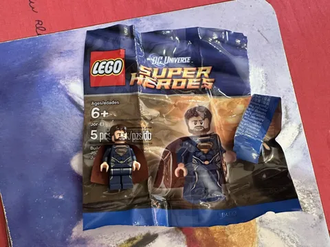 LEGO DC Super Heroes Man of Steel Jor-El SUPERMAN Minifigure inc opened polybag