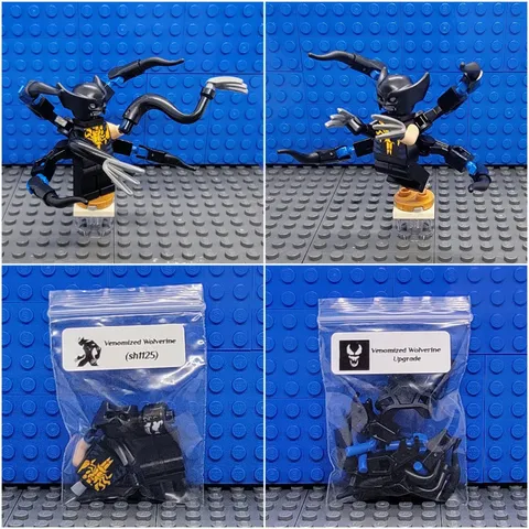 LEGO® NEW Venomized Wolverine Minifigure sh1125 With Symbiote Tendrils X-Men