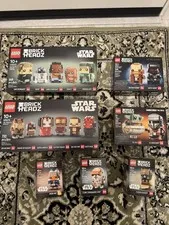 Lego Star Wars brickheadz Lot: 7 Total New Sets - 40623, 40676, 40547, + More