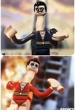 LEGO Marvel Plastic Man + Variant custom minifigure By Abnormal & Pickle