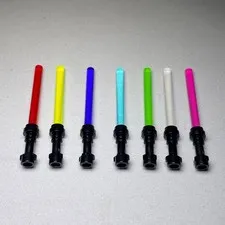 Genuine LEGO Lightsaber MINIFIGURE StarWars Weapon ~ 7 colors